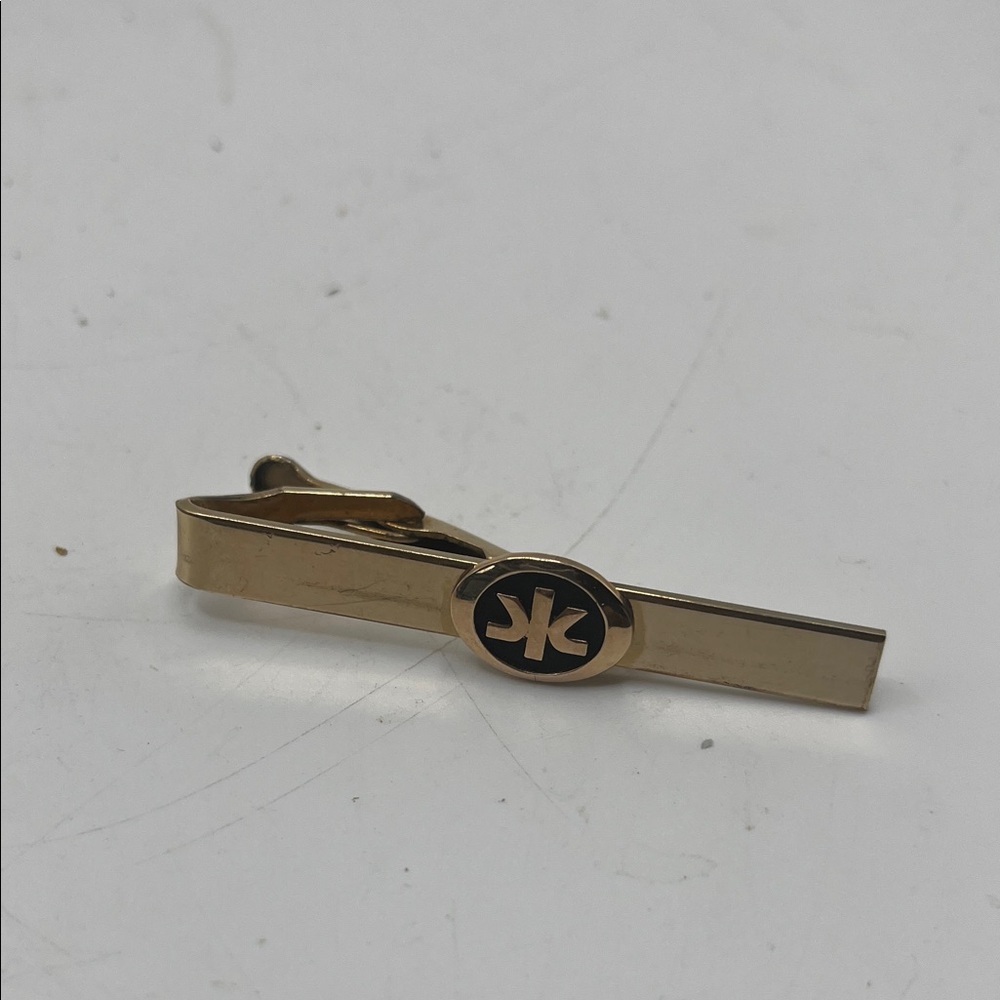 Gold Tie Clip Emblem marked 10k